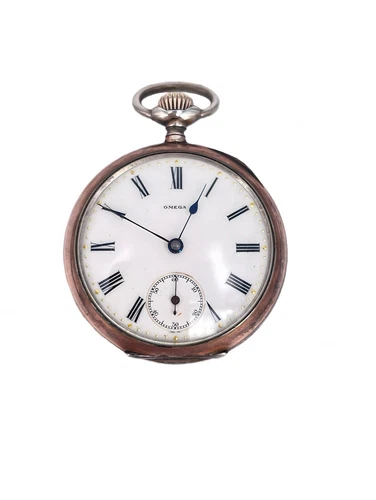 Taschenuhr Omega 49mm 800er Silber