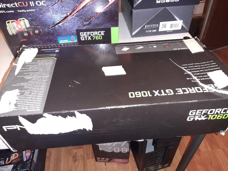 LOOK PNY GTX 1060 3 GB XLR8 "BOX ONLY NO GRAPHICS CARD BOX ONLY" - Image 2 of 2