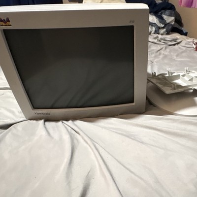 ViewSonic E50 CRT Computer Monitor 4:3 Aspect Ratio Beige Color Display