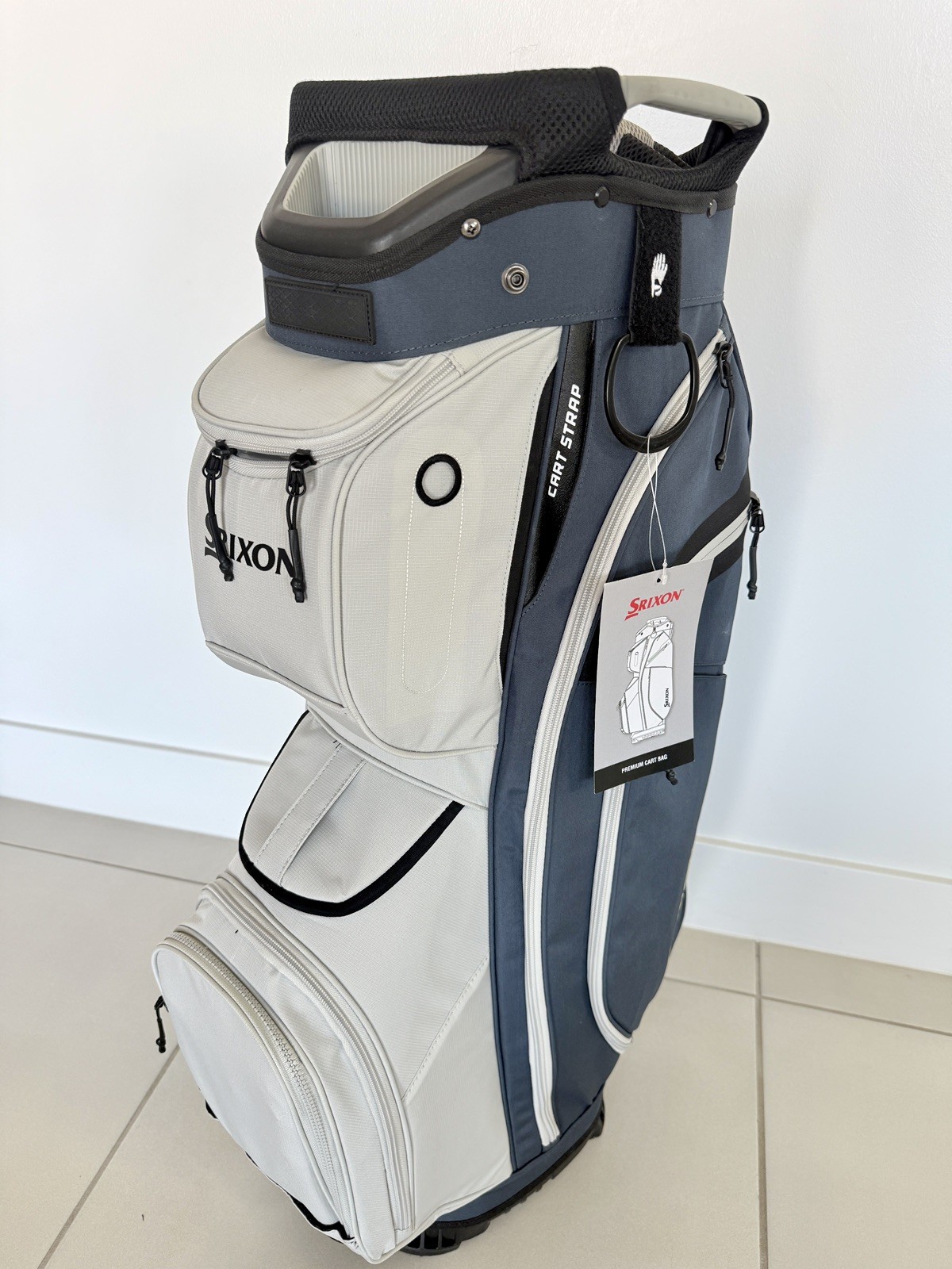 2025 Premium S3 Signature Series 14-way Cart Bag Charcoal/gr