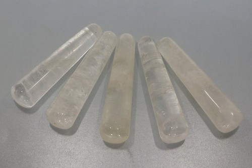 Bergkristall – Akupressur Wellness Edelstein Massage Griffel Stab 20/90mm