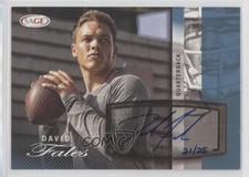 2014 SAGE Auto Football Platinum 21/25 David Fales #A22 Auto n1u