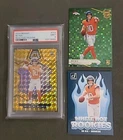 2024 Panini Mosaic Bo Nix Reactive Yellow Mosaic Prizm (RC) Psa 9 + 2 BonusCards