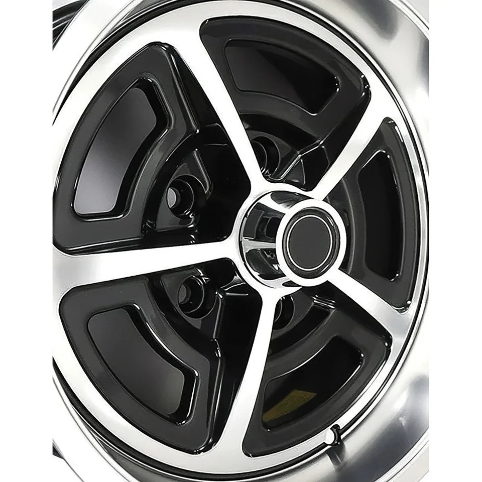 For Chevy El Camino 59-74 OER Magnum 500 Gloss Black 15x7 Alloy Factory Wheel - Image 2 of 2
