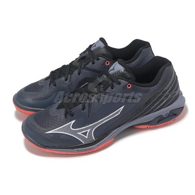 Mizuno Wave Claw 3 Wide Grey Red Men Badminton Sports Shoes