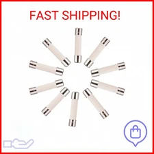BOJACK Microwave Fuse 20AL250V 6x30mm 20A 250V Slow-Blow Ceramic Fuses 20 amp 25