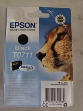 Epson Singlepack Black T0711 DURABrite Ultra Ink - Black (C13T07114012)