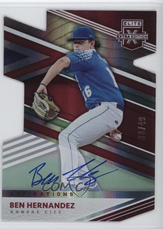 2020 Panini Elite Extra Edition /49 Ben Hernandez #41 Auto 17ac