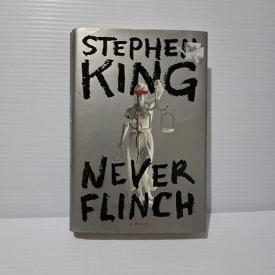 Never Flinch by Stephen King (2025, Hardcover) Psychological Thriller Book