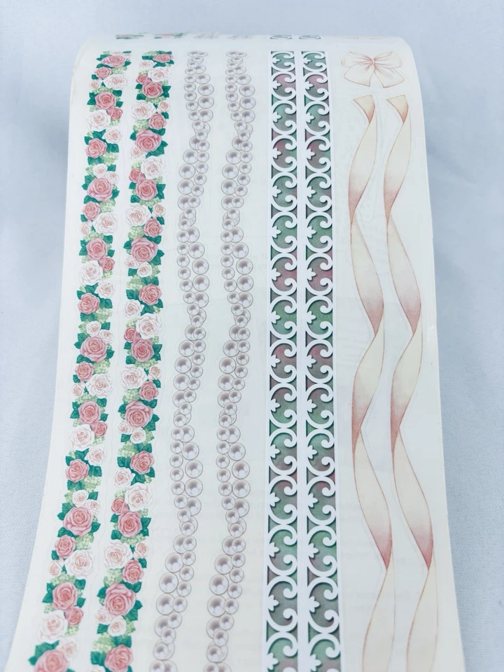 Винтажный Песчаный Лев Наклейка Рулон Свадебная Граница Скрапбукинг Сандилион Рукоделие - Изображение 2 из 4