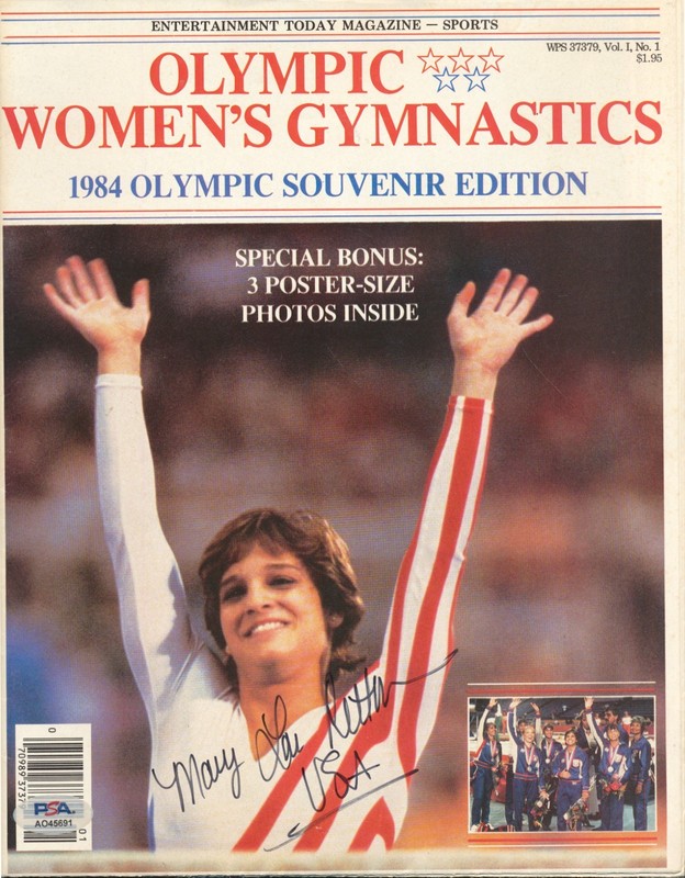 Mary Lou Retton Signed Auto Olympic Women's Gymnastics PSA/DNA Authentic BZ14