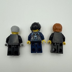 Lot Of 3 Lego Ultra Agents Max Burns Curtis Bolt Solomon Minifigures