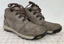 Danner Inquire Chukka Boots Womens 8.5 Gray/Plum Suede Waterproof Hiking 
