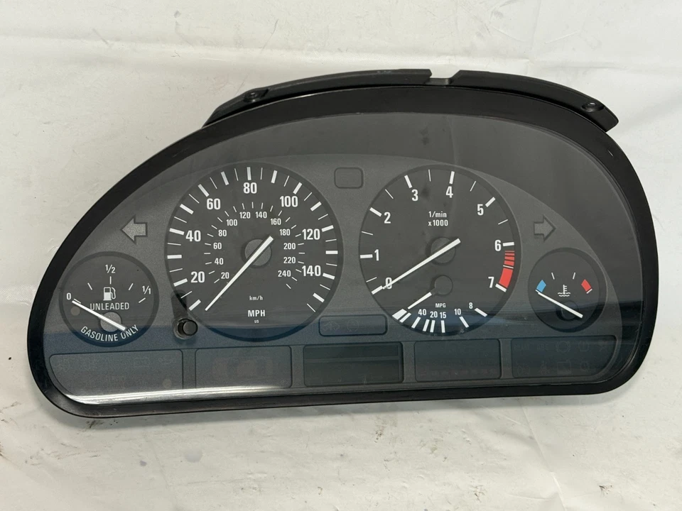 98-00 宝马 528i 01-03 宝马 525 530i 速度表仪表组 174K 原始设备制造商已测试 — 第 2/4 张图片