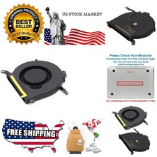 Laptop CPU Cooling Fan Replacement Compatible with MacBook Air A1369 2010-201...
