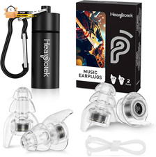 2 Pairs High Fidelity Concert Ear Plugs, Noise Reduction Music Earpl
