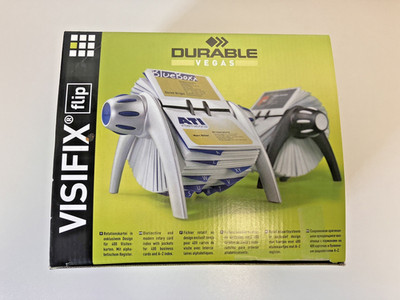DURABLE VEGAS VISIFIX flip Rollkartei Visitenkarte