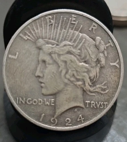1924 Peace Dollar $1 Silver Coin 90% Silver