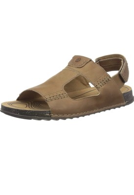 Clarks crestview bay Brown Leather Men\'s Sandals Clarks Crestview Bay Dark Tan Leather | Shoe Park main image 4
