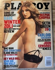 Playboy Magazine March 2011 • Playmate Ashley Mattingly • Winter Zoli 🔥