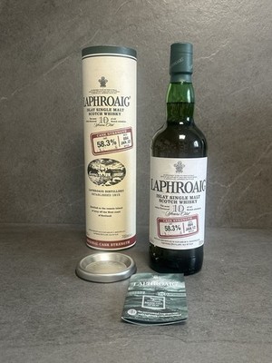 Laphroaig 10 Years old 700ml 58,3% Islay Single Malt Scotch Whisky 2012 OVP #626