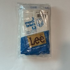 New Lee Vintage Men's 3 Pack Briefs Underwear 38"