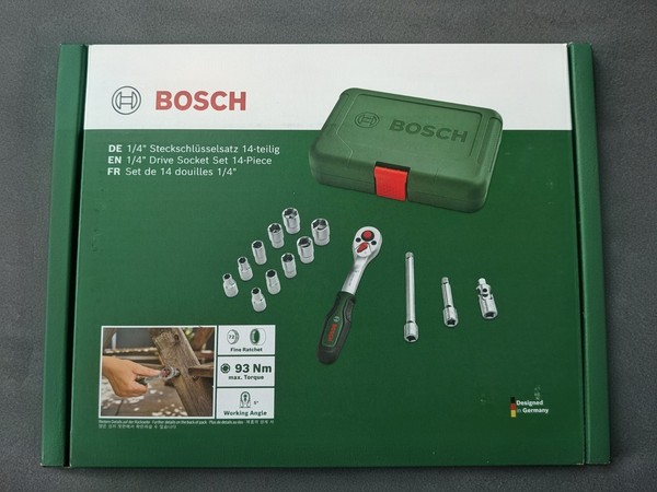 "Bosch SteckschlüSselsatz 1/4\"-Ratschen-Set, 14-Teilig - 1600A02BY0"-image