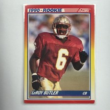 1990 Score - 1990 Rookie LeRoy Butler #619 (RC)