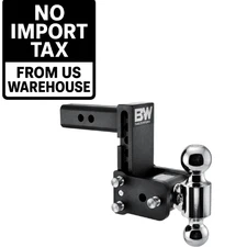 B&W Trailer Hitches Tow & Stow Adjustable Trailer Hitch Ball Mount - TS10037B