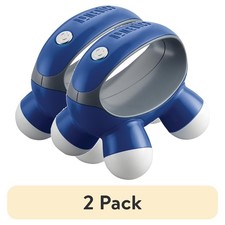  2 pack Quatro Mini Hand-Held Massager with Vibration Massage, 4 Massage