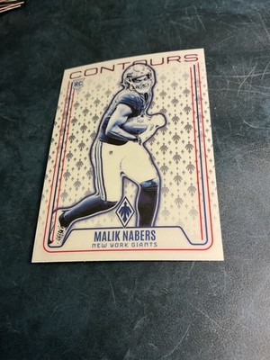 2024 Panini Phoenix - Contours Malik Nabers #CON-MNS (RC)