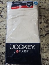 Jockey Classic Mens Y-Front Low Rise Briefs 36 Cotton White 2 Pk Vintage 2004
