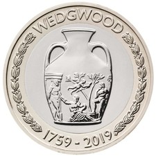 Wedgwood 2019 £2 Two Pound Coin BUNC