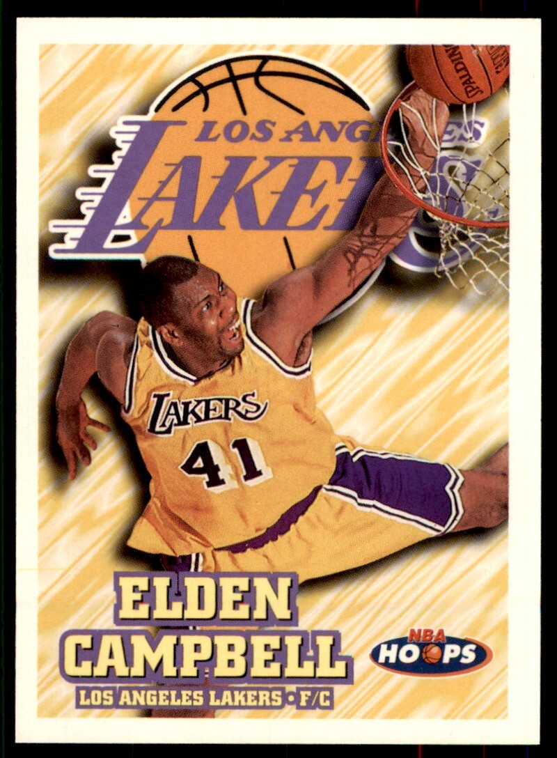 1997-98 Nba Hoops Elden Campbell Los Angeles Lakers #258 | eBay