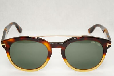 Tom Ford Sunglasses Newman Brown Green Gold Tortoiseshell FT0515