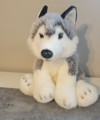 Vintage Ganz Heritage Collection 12'' Husky Dog Plush Extremely Rare H14906