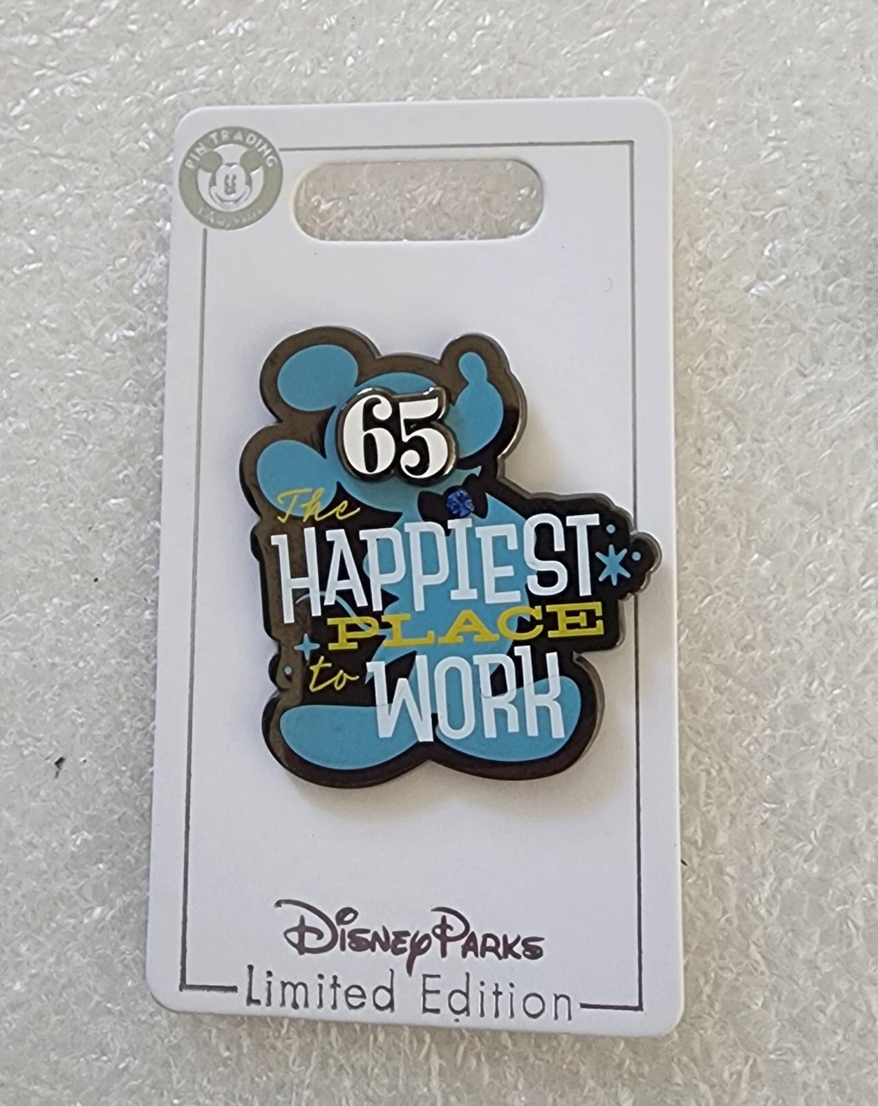 DISNEY DLR HAPPIEST PLACE TO WORK 65 YEARS CAST EXCLUSIVE PIN -FREE SHIPPING!