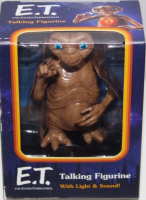 80s E.T. TALKING FIGURE トーキングフィギュア E.T. Talking Figurine with Light & Sound Plus Mini Book of Quotes