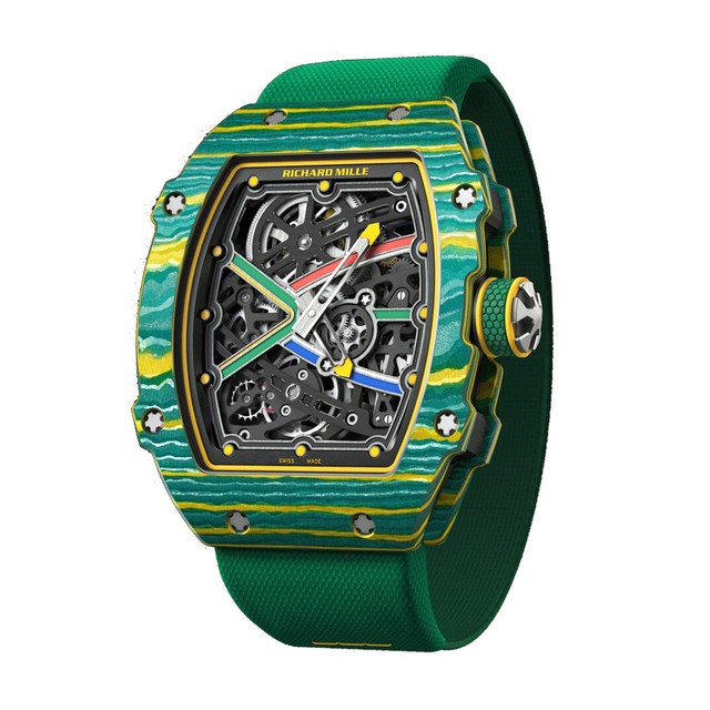 Richard Mille Sprint 48mm Wayde Van Niekerk Green Quartz Tpt Watch Rm67 02 For Sale Online Ebay