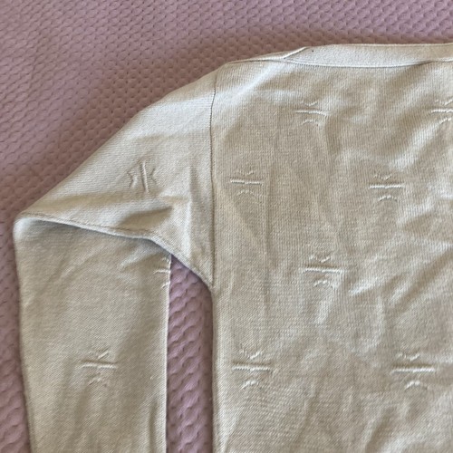 Krizia Maglia Vintage Creme Oversized Sweater Women Size M - Picture 17 of 19