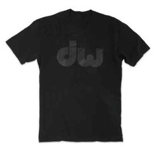 DW DC Foil T-Shirt Black on Black, Medium