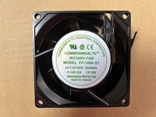Commonwealth FP-108A S1 AC Cooling Fan AC110/120V 13/12W 80 * 80 - Foto 2
