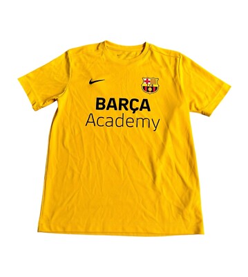 Nike Dri-Fit Barcelona FCB Barca Academy Jersey Yellow Soccer