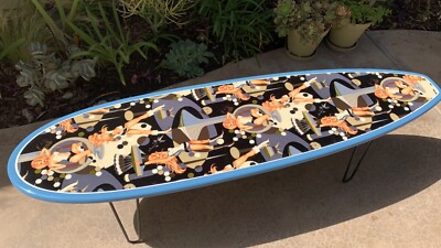 Fabric Surfboard Coffee Table