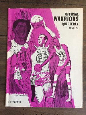 Golden State Warriors 1969-70 Official NBA score card program