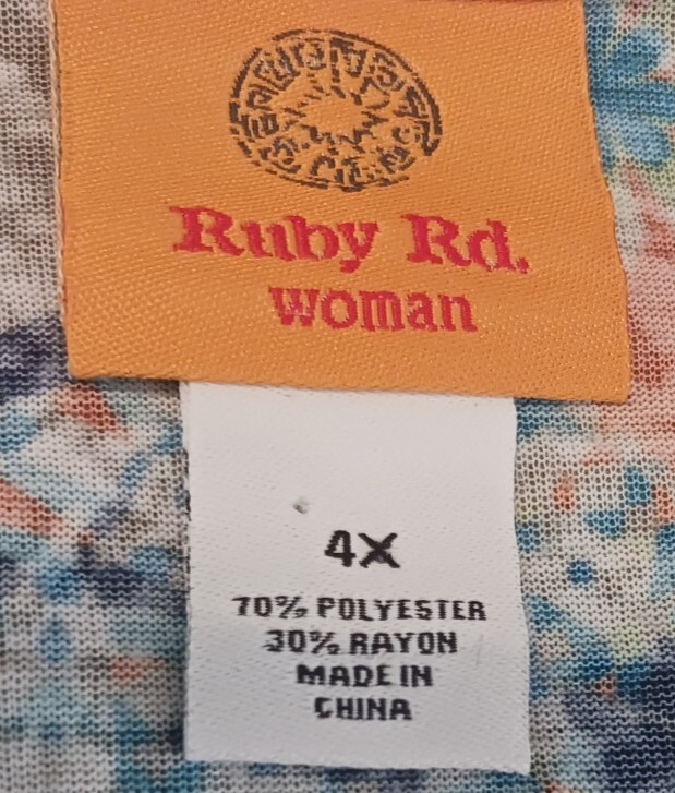 Woman’s Ruby Rd Long Sleeve Pullover Multicolor P… - image 2