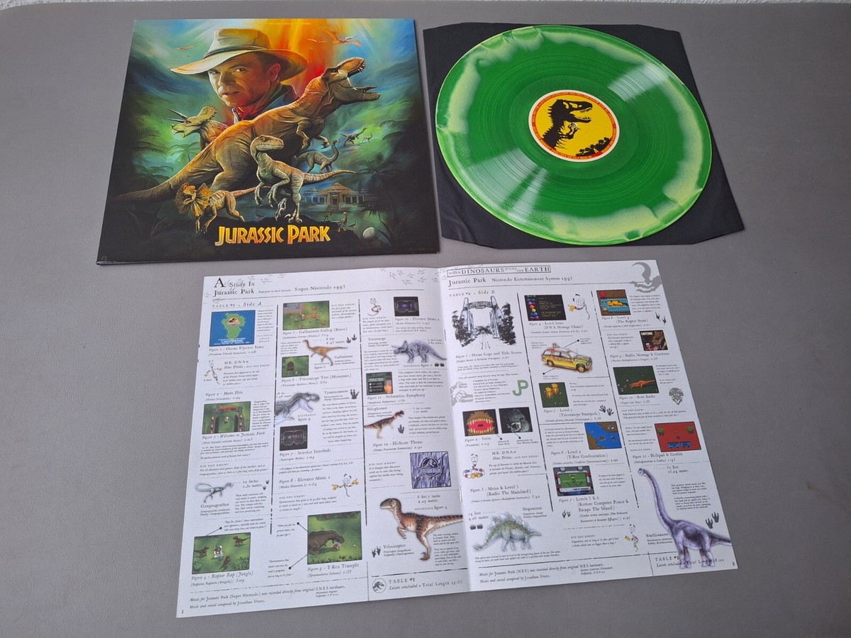 J. DUNN lim explorer Vinyl LP Jurassic Park The Original SNES NES