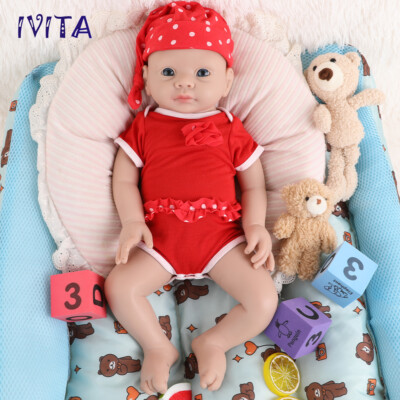 20'' Full Silicone Reborn Baby Doll Realistic Newborn Lifelike Mädchen Baby