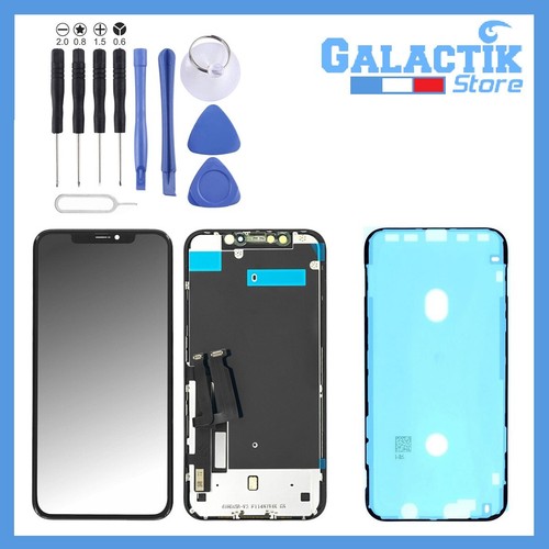 Ecran LCD Vitre Tactile avec un kit d'outils Noir Pour iPhone X 10