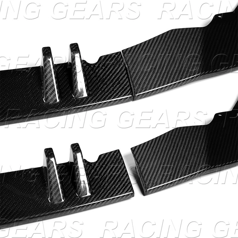 碳纤维前部防撞器唇部身体套件 SPOILER 适合 20-22 奥迪 A5 S5 SPORTBACK — 第 3/4 张图片